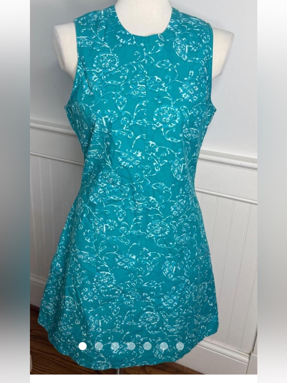 Julia Amory Cotton Baby Jane, turquoise cotton XL